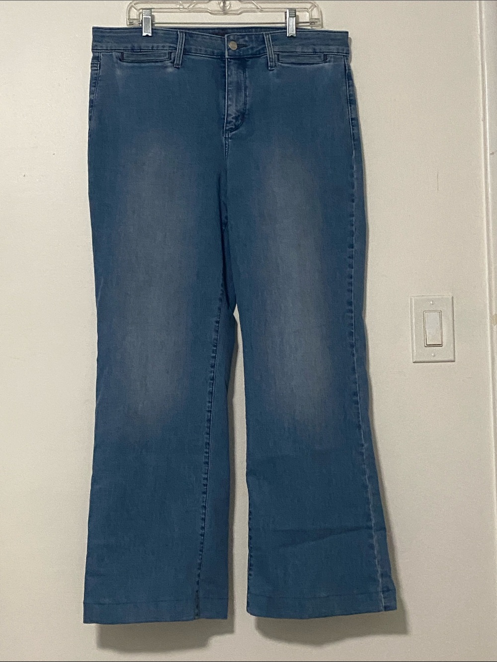 NYDJ Classic Mid-Blue Women’s Jeans - Straight Leg Size 14